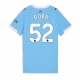 Manchester City Oscar Bobb #52 Hemma matchtröja Dam 2025-26 Kortärmad Billigt